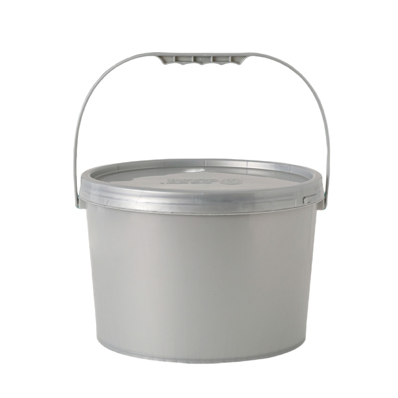 oval plastic Paint bucket with lid