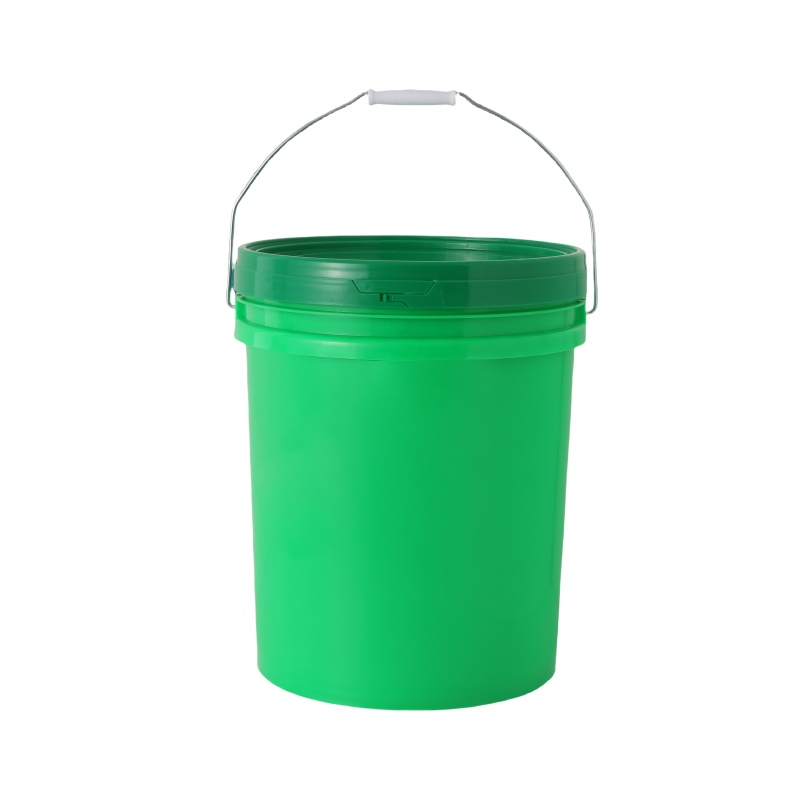 6 加仑提手桶 25L 塑料油漆桶，多色