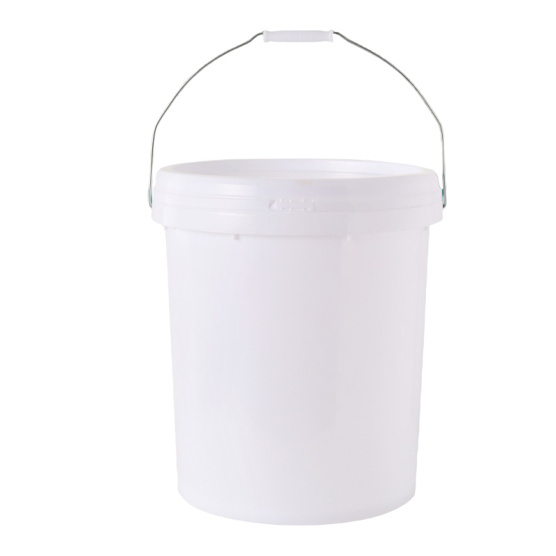 6.5 加仑塑料食品级密封桶 25L 圆形塑料桶容器