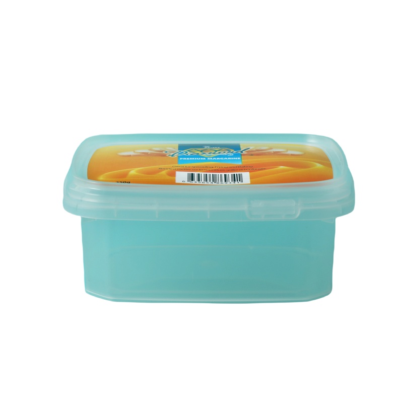 80oz塑料级浴缸2.5L奶油储物容器